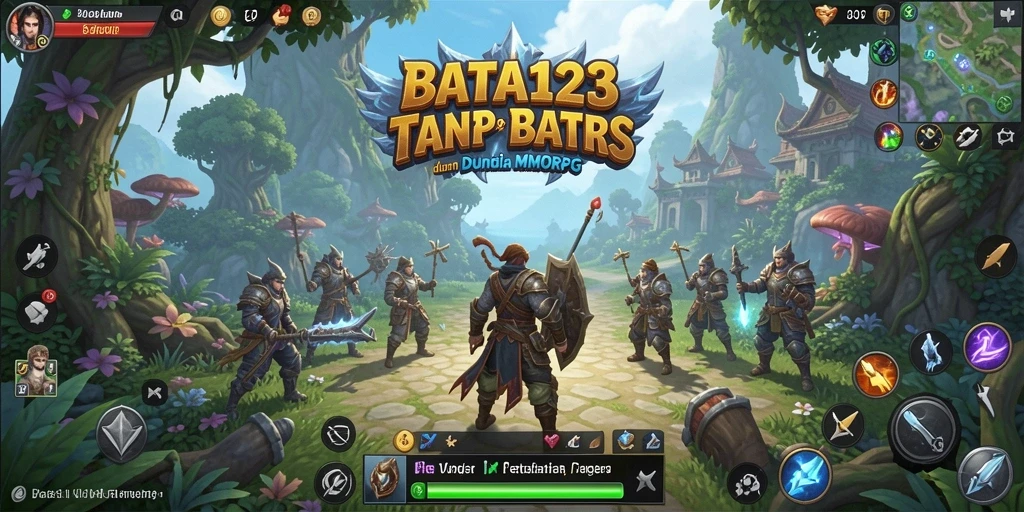 Screenshot gameplay BATA123 menampilkan petualangan seru di dunia MMORPG.