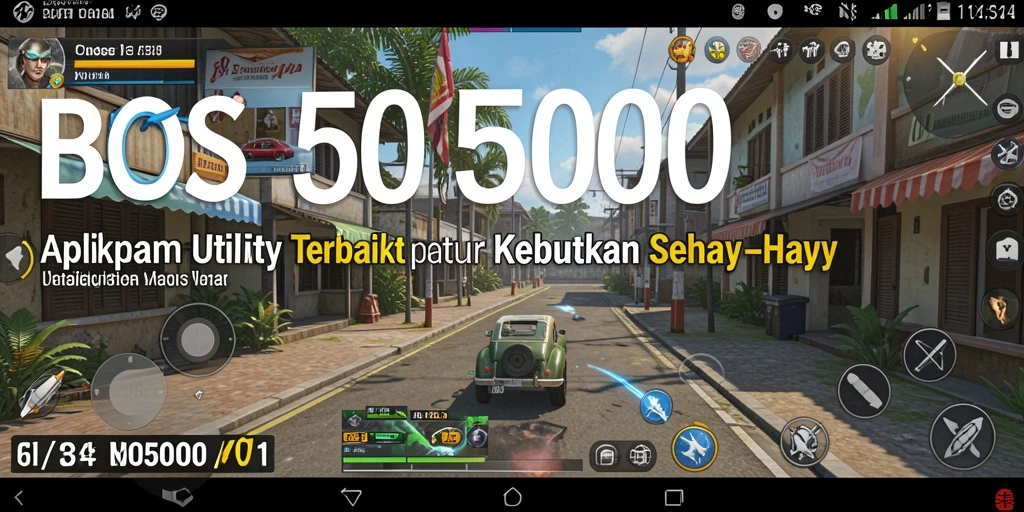 Tampilan antarmuka pengguna BOS5000 yang modern dan fungsional.