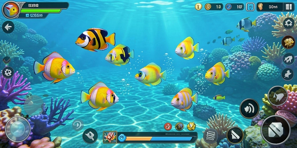 Tampilan permainan E88 dengan aksi menembak ikan yang seru.