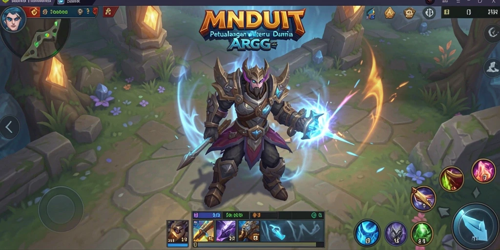 Screenshot permainan ARPG dengan aksi seru di MNDUIT.