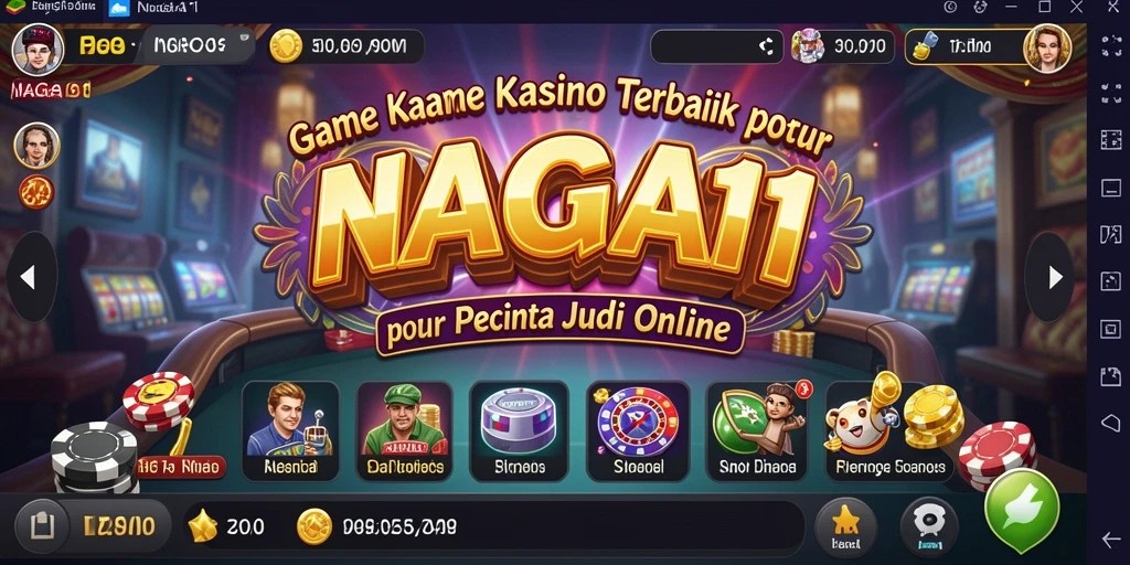 Tampilan gameplay NAGA11 dengan grafis yang memukau dan interaksi yang dinamis.
