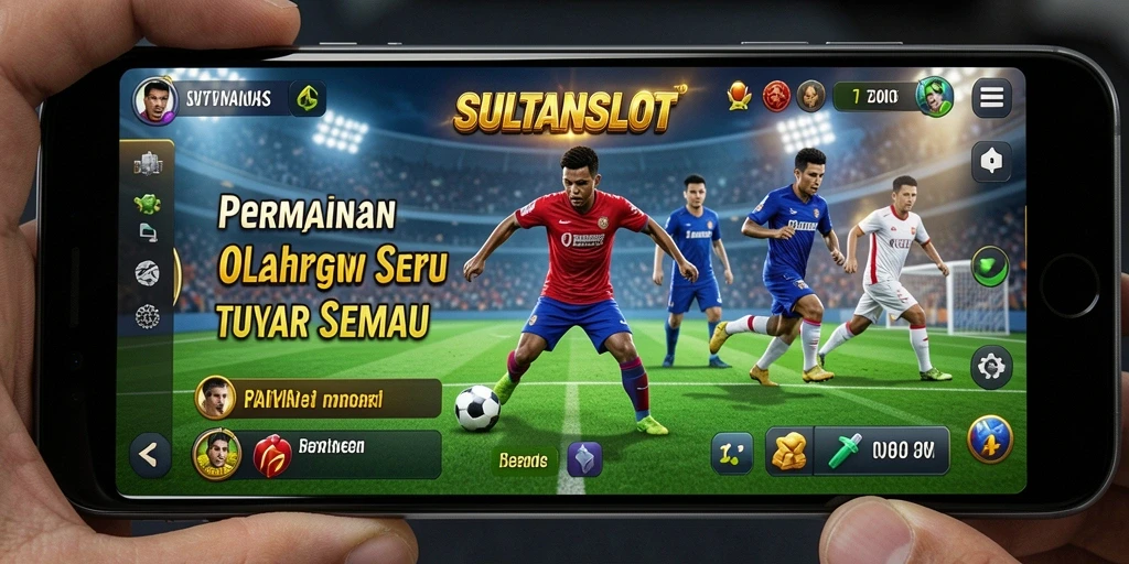 Screenshot permainan SULTANSLOT dengan grafik olahraga menakjubkan.