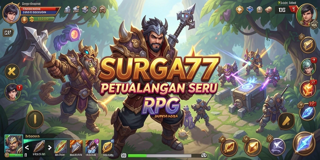 Gameplay menarik dari SURGA77 dengan karakter RPG yang beragam.