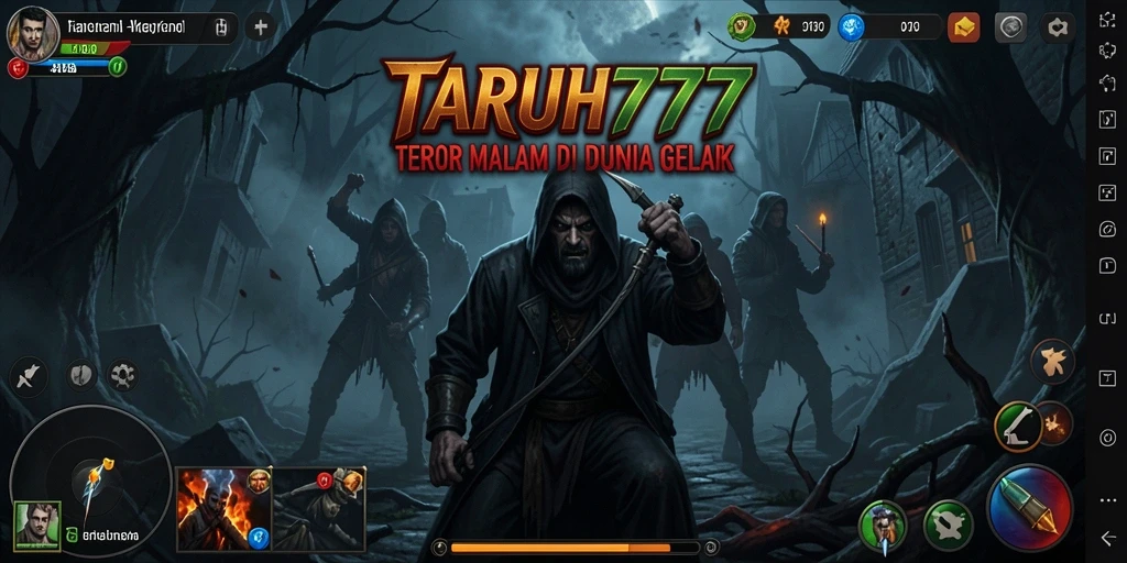 Screenshot gameplay menampilkan adegan horor yang mencekam.