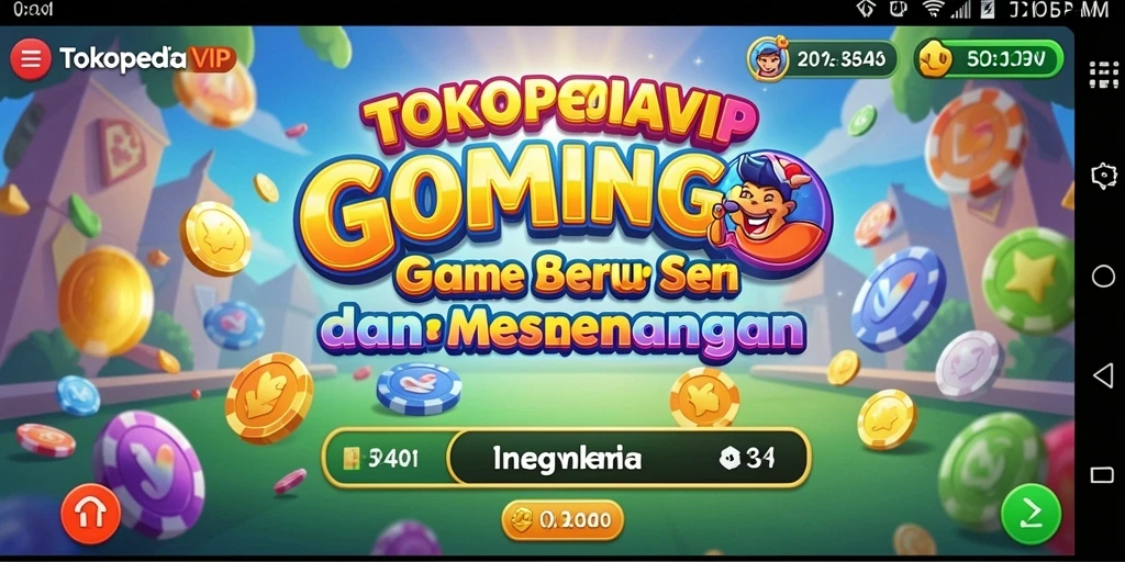 Tampilan gameplay seru dari TOKOPEDIAVIP yang memikat.