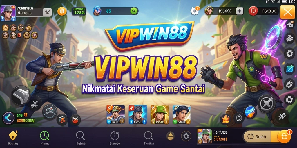 Screenshot utama dari gameplay santai VIPWIN88.